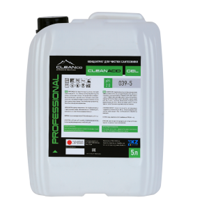 ГЕЛЬ ДЛЯ УДАЛЕНИЯ ИЗВЕСТКОВОГО НАЛЕТА И РЖАВЧИНЫ CLEAN ACID GEL (5 кг)