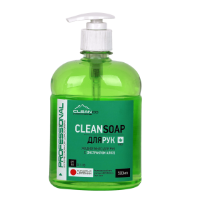 ЖИДКОЕ МЫЛО ДЛЯ РУК CLEAN SOAP АЛОЭ (500 гр)